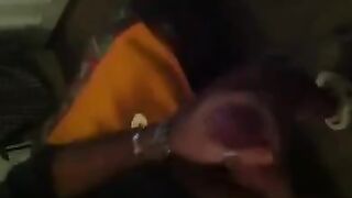The guy jerked in front of the mirror and experienced incredible pleasure