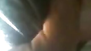 The guy pressed his dick to the ass of a girl on the bus