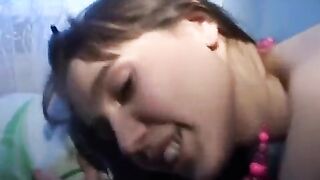 Beautiful Russian student gets fucked in her hostel room by a horny guy