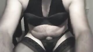 While jerking off, the second hand reaches the ass hole