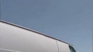 The girl was fucked in the car after a night out