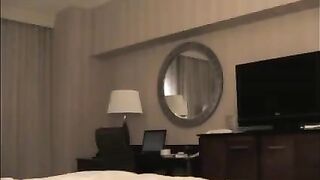 A man brought a whore to the hotel room and started to undress her