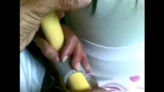 A random guy fucks cute girls in the bus, showcasing intense energy