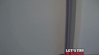 Kitty Jane gets her asshole gapped by a fuck machine in 4K