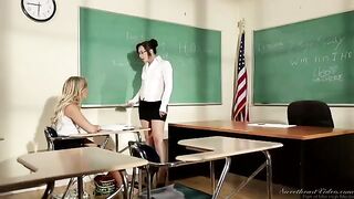 The student is having problems with math and the teacher tries to help