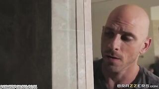 Johnny Sins hard fucked a girl in her bedroom
