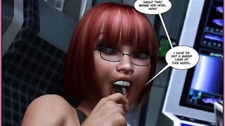 Comic book with porn and monster sex, a wild mix of fantasy and passion!