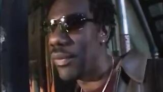 Thick black guy enjoys getting his ass drilled with a big dick