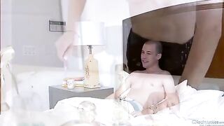 Amber Rain enjoys sex with her husband and his friend