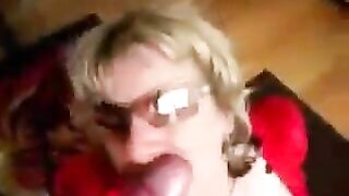 A girl in a latex suit showcases her big boobs and fucks passionately