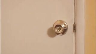 The sexy brunette has sex with a monster straight in the mouth