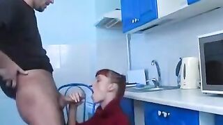 A drunk neighbor was thrown out of the party and spat on