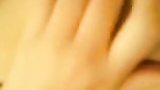 A beautiful and juicy girl got her pussy wet after sex