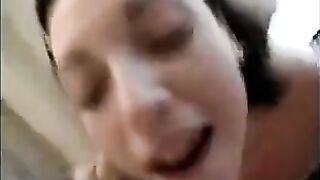 Friends cleaned the mess from the girl's pussy and ass