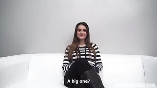 Czech girl was cast for a porn movie and had sex with the agent