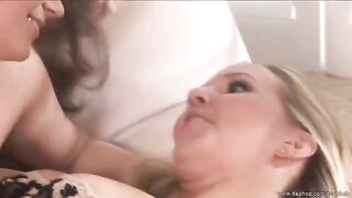 Nice lesbians are having fun with each other’s bodies