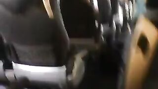 I removed the guy's pants on the bus and started to jerk his dick