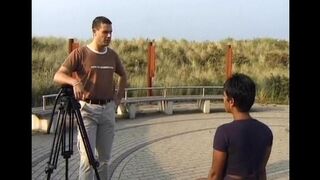 An Indian woman is having sex with two men at the same time