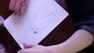 The guy did not listen to his mother's lessons, so he fucked her