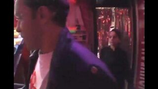 Two guys fucked the cute Arabic girl with big natural tits