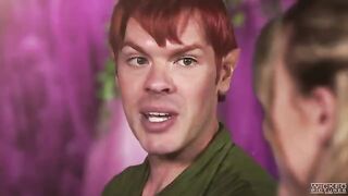 Peter Pan fucked two mermaids in a hot FFM threesome