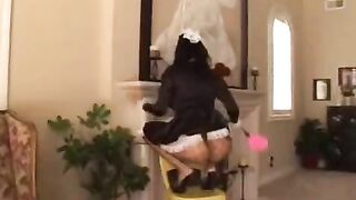 Fucked the housekeeper while the wife was working