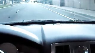 Nikki makes a blowjob in the car, it's her hobby