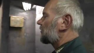 Rough sex with small tits teen in a prison setting
