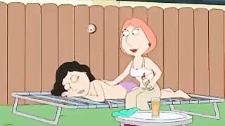 Family guy lesbian sex with Lois and Bonnie