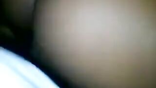 A black girl gives a stunning performance with her tight crotch