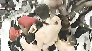 Bunch of guys fucked a girl in the crowd
