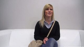 Young beauty from the Czech Republic came to porn casting for the first time