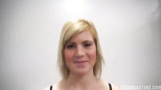 Young beauty from the Czech Republic came to porn casting for the first time