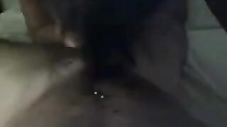 The man did not squeeze the balls to the beauty in this homemade video