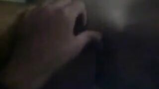 The man did not squeeze the balls to the beauty in this homemade video