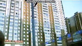 Guy ordered a hooker and fucked a blonde on the street