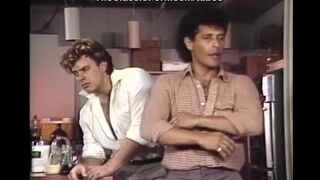 Organized orgy for swingers by their parents in a retro setting