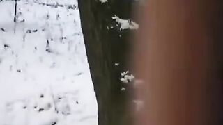 The guy tried to freeze his dick and pussy with a girl in a steamy scene