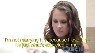 A witness, being a good girl, should not have sex with a drunken bride