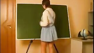 The old teacher seduced and fucked his student