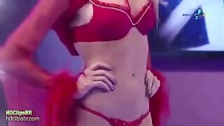 A hot and sexy fashion show of underwear on the catwalk