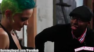 The hottest anal action with an Emo blonde girl