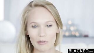 Negro almost tore the hole of a white girl in an intense encounter