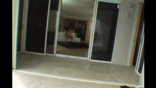 A man can have fun with a girl in the hotel room