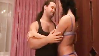 The man fucked gymnast in all possible poses to fuck