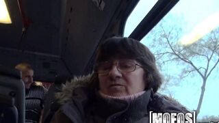 The girl was fucked in her ass right on the bus. No one called the police