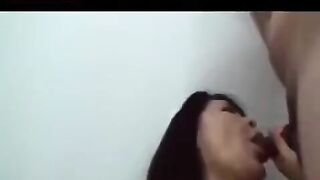 An adult Japanese man plays with his cock and fucks