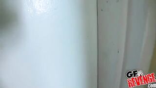 A beautiful girl had a quickie in the bathroom, it was amazing