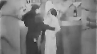 Ancient porn from the 30s with a threesome twist, eh?
