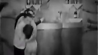 Ancient porn from the 30s with a threesome twist, eh?